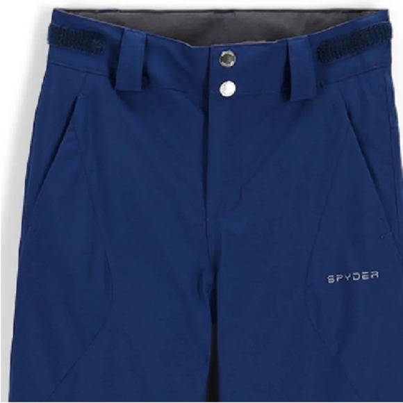 Spyder Girls 10 Kids Olympia Snow Pants Blue Ski Snowboard NWT Abyss - Picture 6 of 8